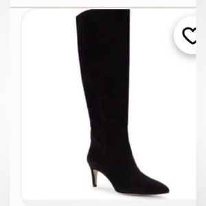 Sam Edelman Uma Knee High Black Suede Boots. 9.5  New! Never Worn.